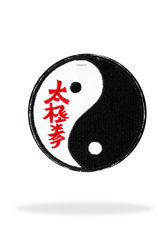 YIN-YANG AND LETTER BADGE
