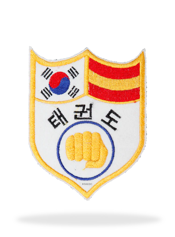 TAEKWONDO BADGE WHITE