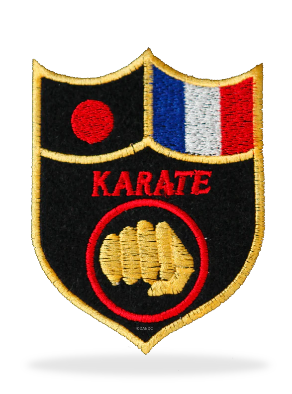 JAPAN-FRANCE KARATE BADGE