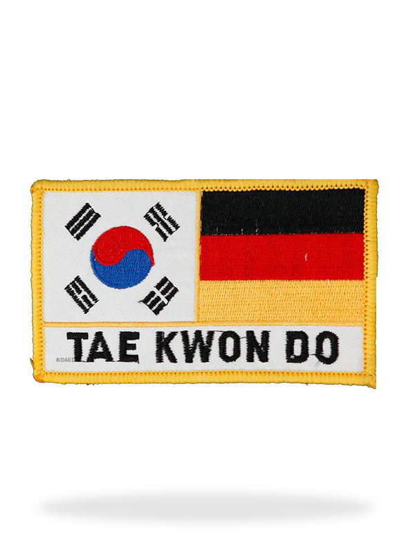 KOREA-GERMANY TAEKWONDO BADGE SQUARE